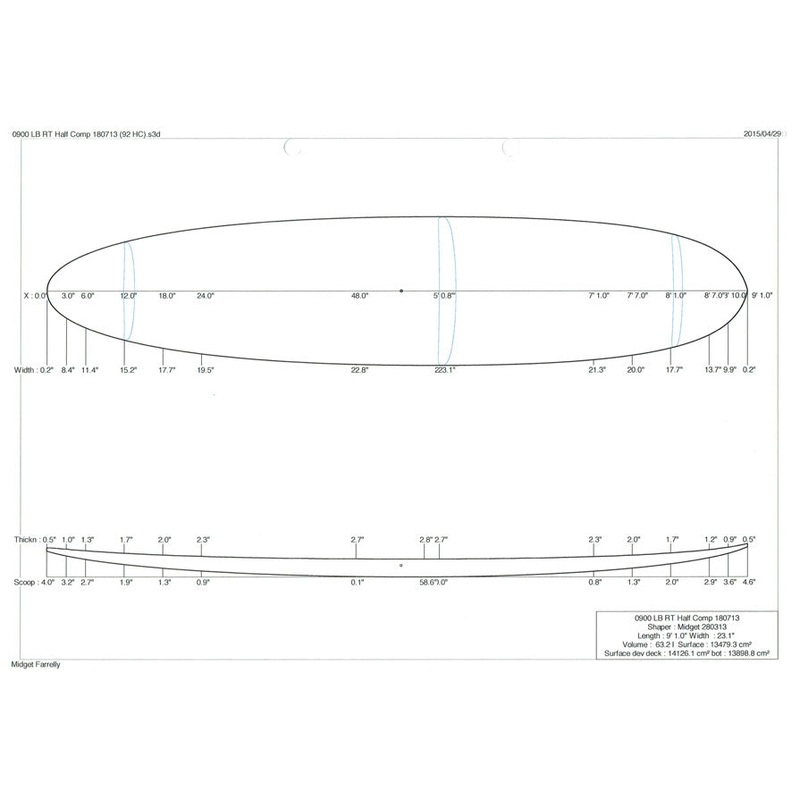 9'0" LB RT Half Comp