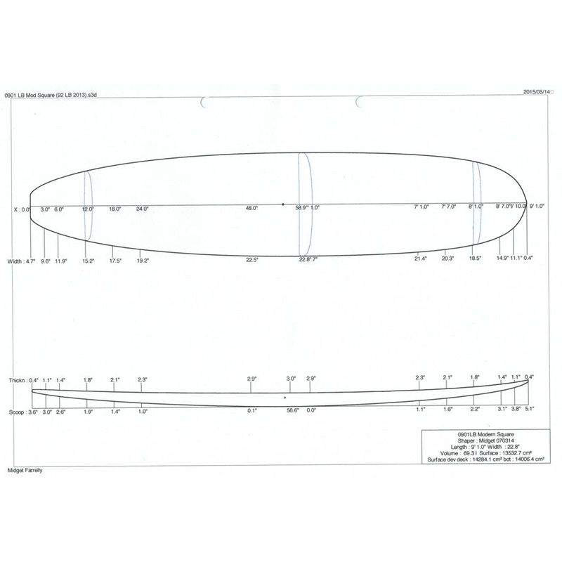 9'1"LB Modern Square