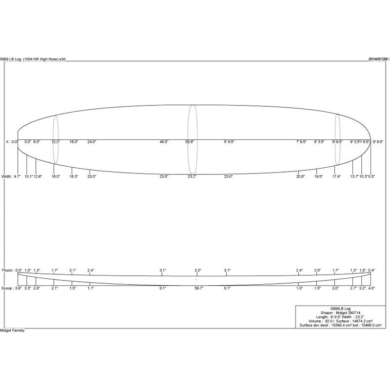 9'9 Longboard Log