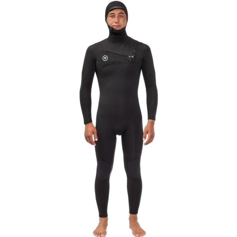 Wetsuit Vissla Seven Seas 5/4/3 C/Z Hooded Men's Black