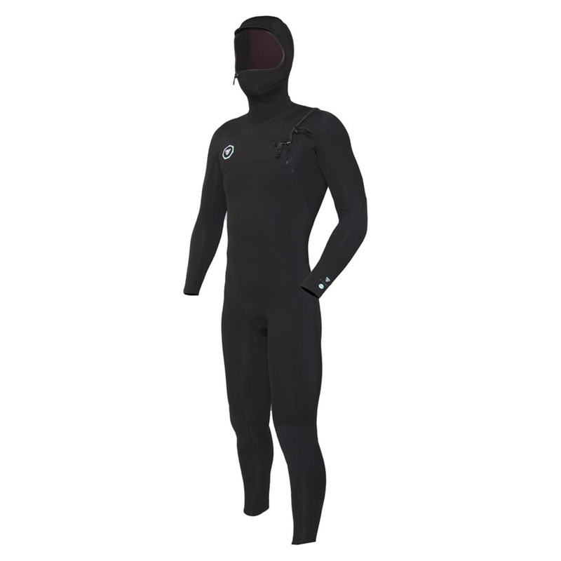 Wetsuit Vissla Seven Seas 4/3 C/Z Hooded