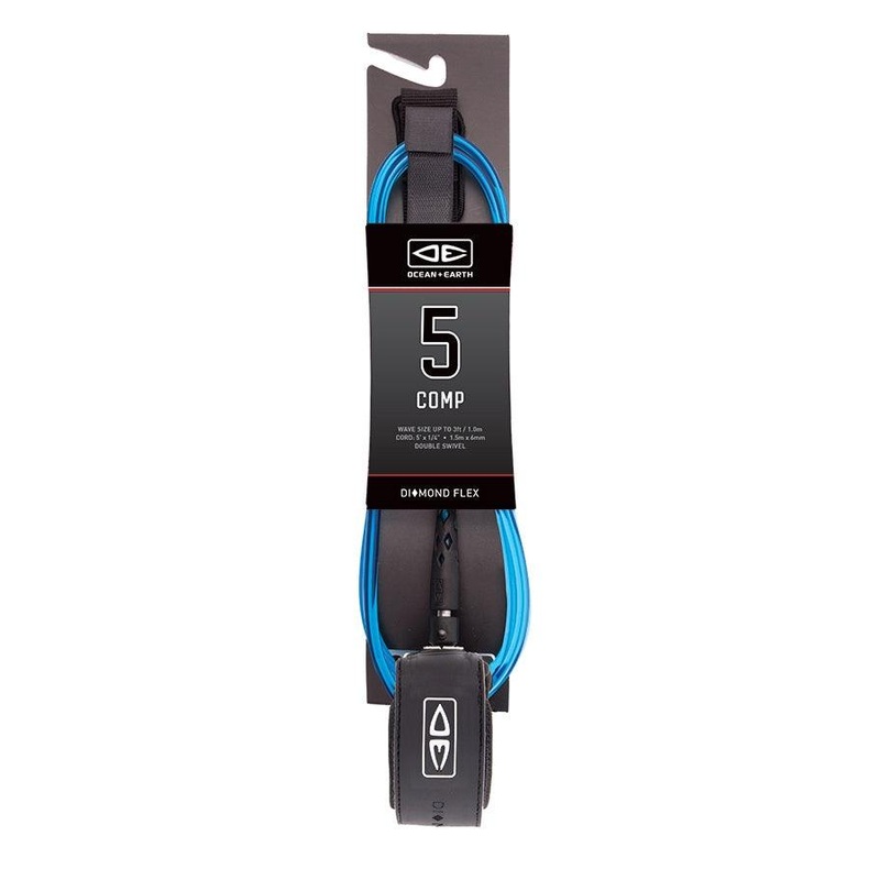 Ocean and Earth Leash 5' 6mm Regular Comp
