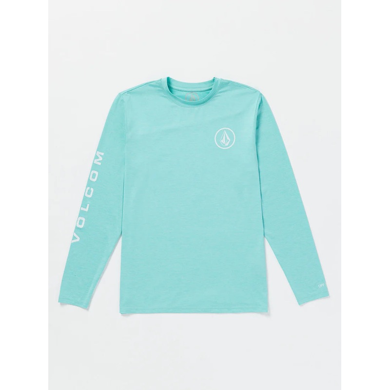 Volcom Rash Vest Crew Lycra Antigua Sand