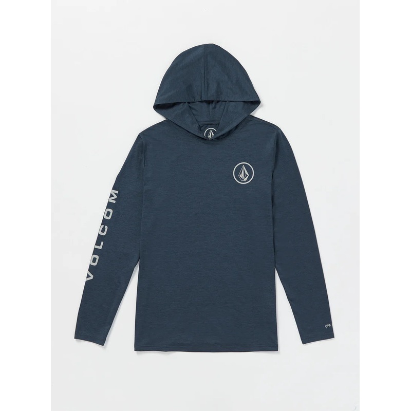 Volcom Rash Vest Hooded Lycra Navy