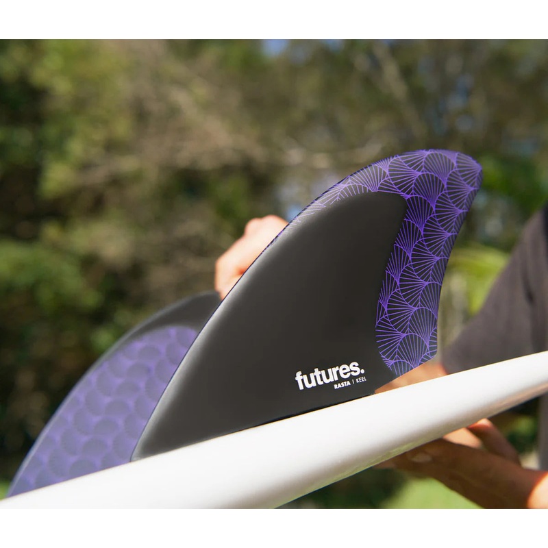 Fins Futures Rasta VF Keel Black/Purple
