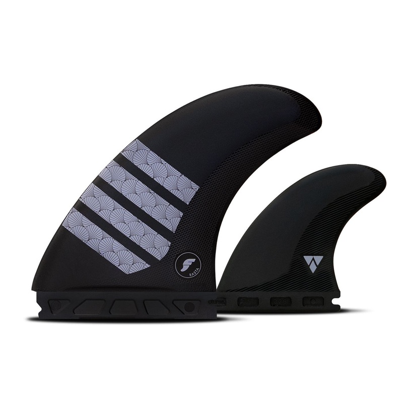Futures Fins Rasta Alpha Carbon/Purple