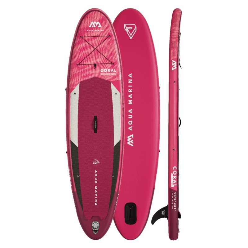 Aqua Marina 102 Coral 2021 Inflatable Paddle Board All-Around Advanced SUP