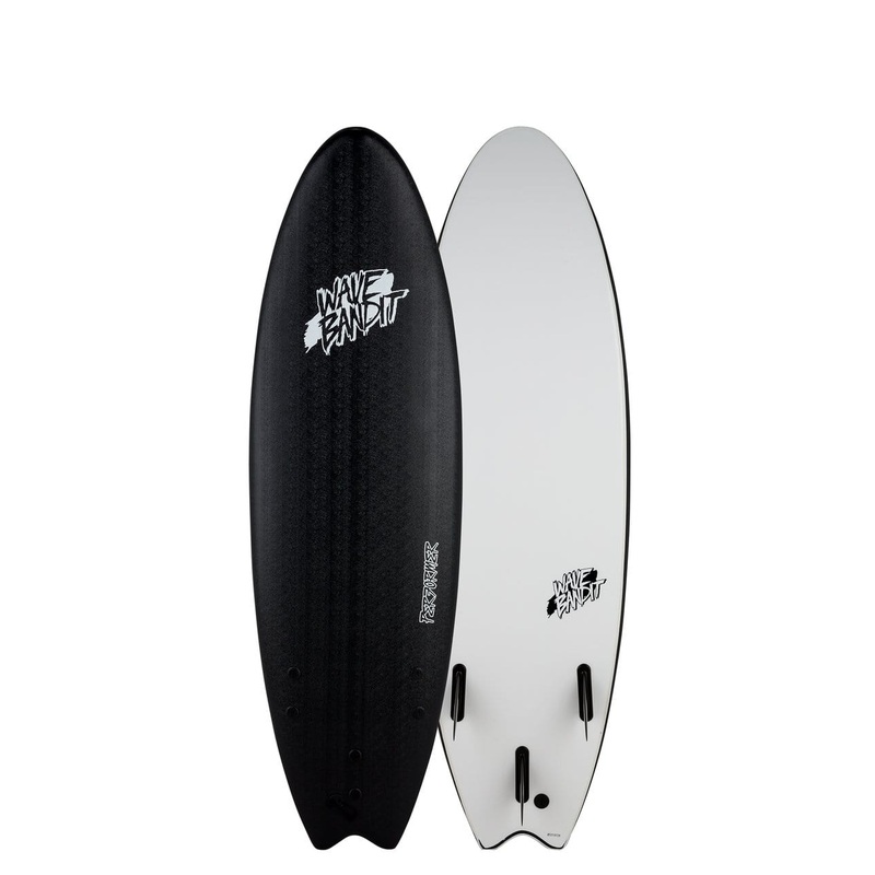 Catch Surf Wave Bandit 6'0" Performer Tri Fin Foam Surfboard - Black