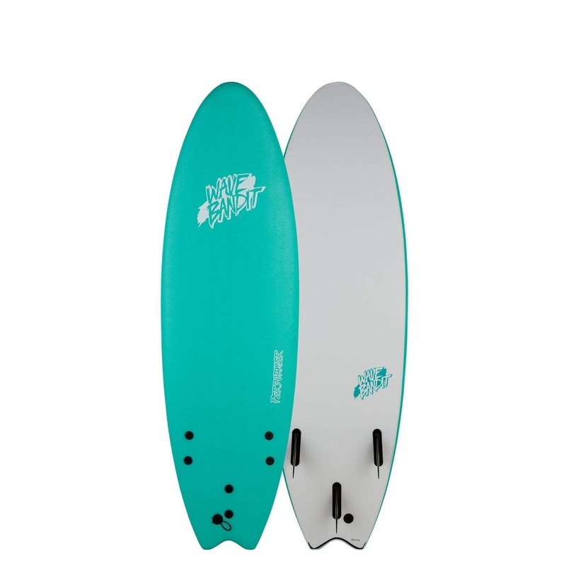 Catch Surf Wave Bandit 6'0" Performer Tri Fin Foam Surfboard - Turquoise