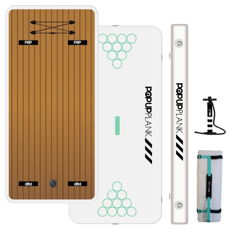 POP Board Co 8'x3' Pop Up Plank Inflatable Platform
