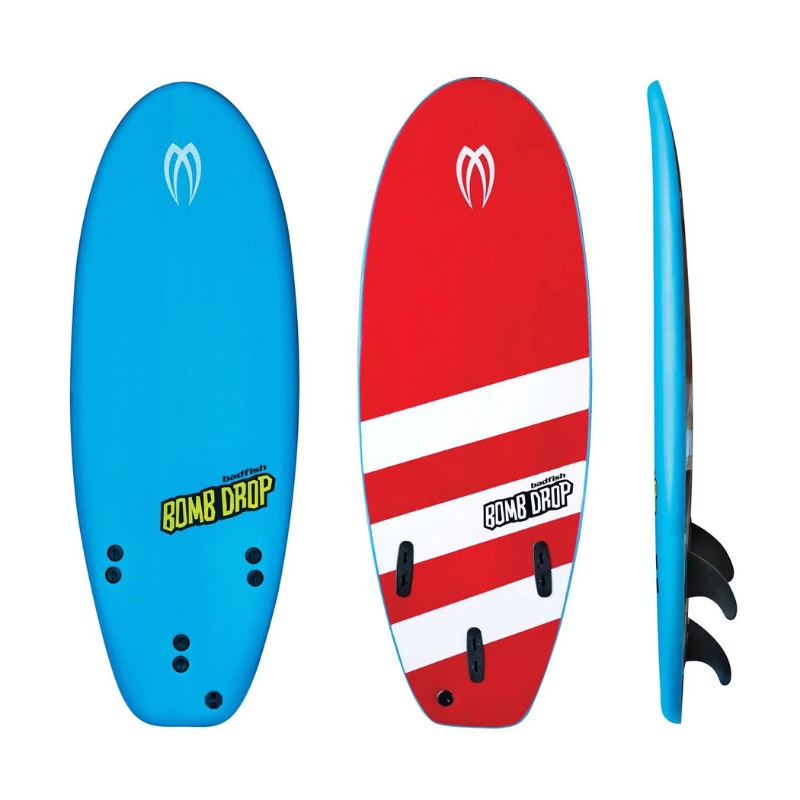 Badfish 50 Bomb Drop Foam Surfboard - Lime