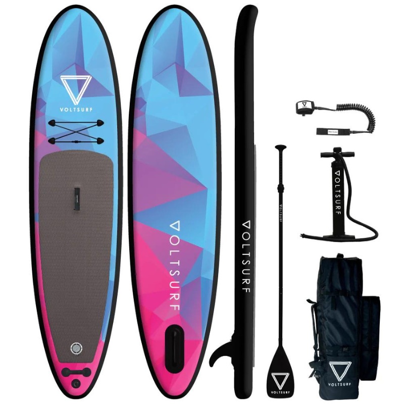 Voltsurf 110 Rover Stand Up Paddle Board Inflatable SUP - Black Rail
