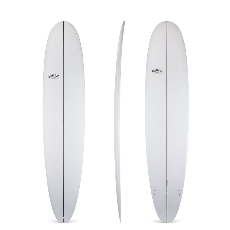 10' Ultimate Longboard Surfboard with Darkwood Stringer (Poly)