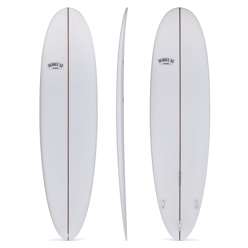 6'10" Poacher Surfboard Darkwood Stringer (Poly)