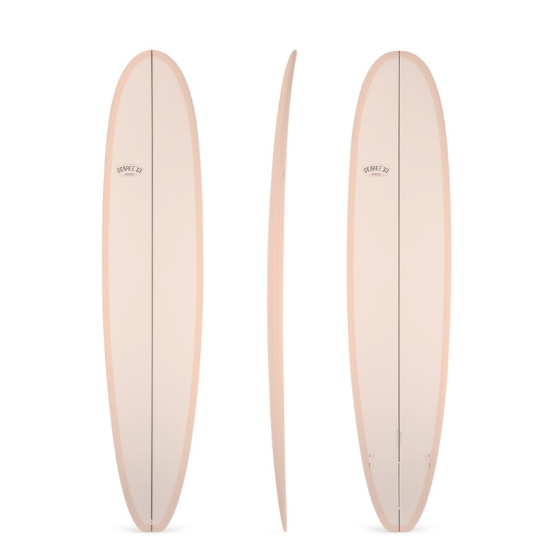 7' Ultimate Plus Longboard with Darkwood Stringer Coral Resin Tint (Poly)