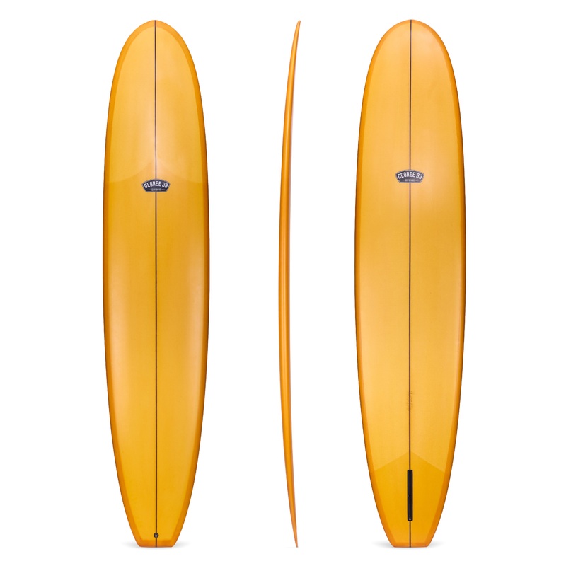 9'8" Classic Longboard Surfboard Coral Resin Tint (Poly)