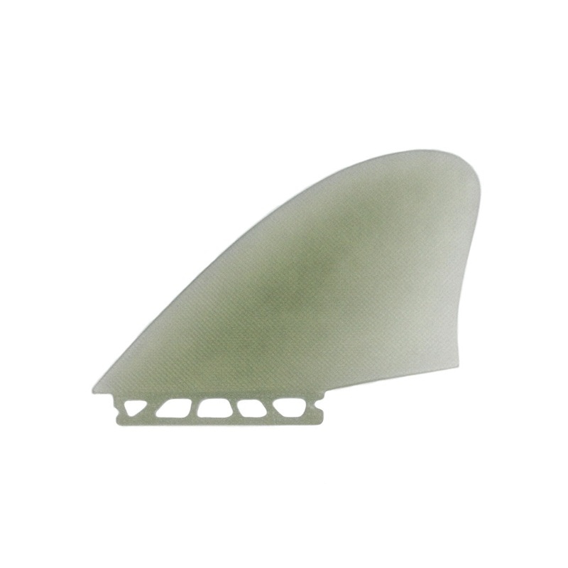 Keel Twin Fin Set (Volan/Clear Fiberglass)