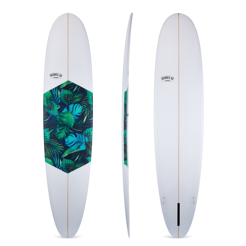 10' Ultimate Longboard with Aloha Print Inlay (Poly)
