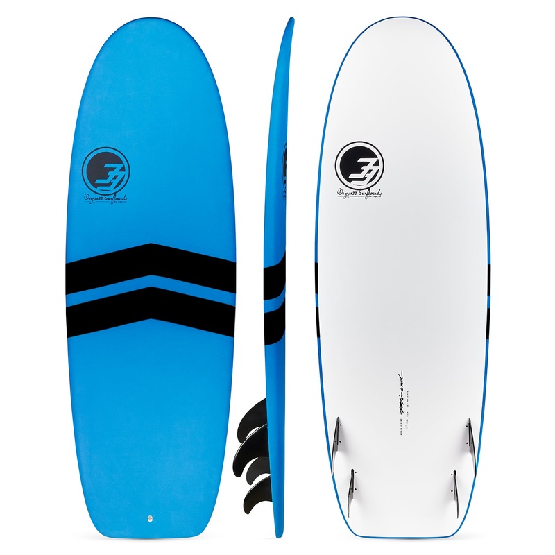 5'4" Perfect Foamie Soft Top Shortboard (Blue)