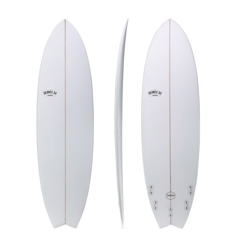 6'10" Easy Rider Fish Surfboard (Poly)