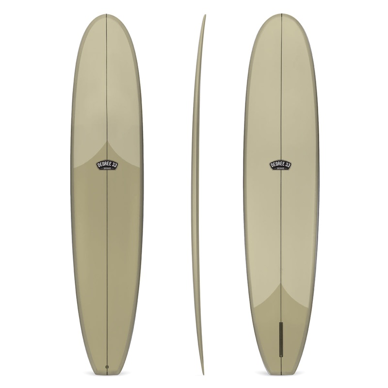 9'4" Classic Longboard Surfboard Seaweed Resin (Poly)