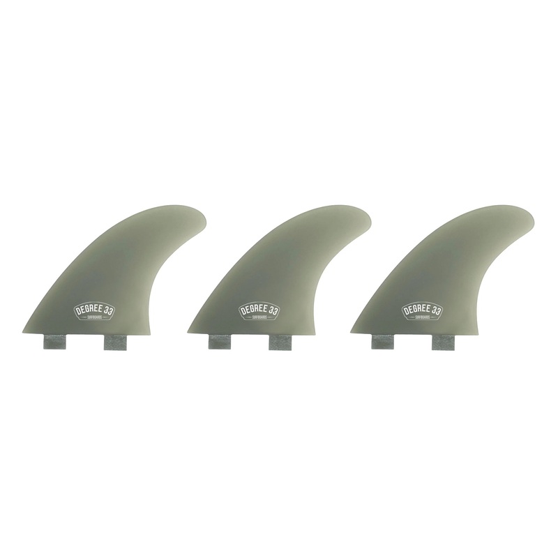 Degree 33 Fiberglass Fin Set (Thruster) FCS