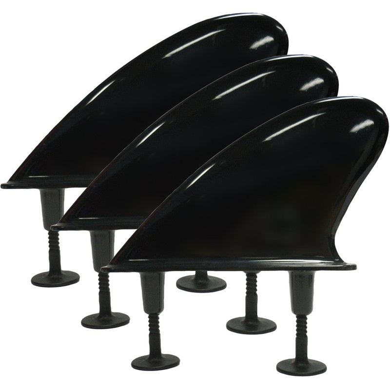 WHITE or BLACK Softboard Fins