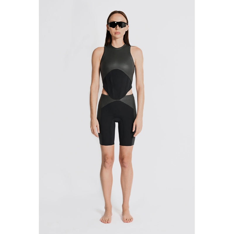 BY DION LEE WOMENS MODULAR TOP 2MM