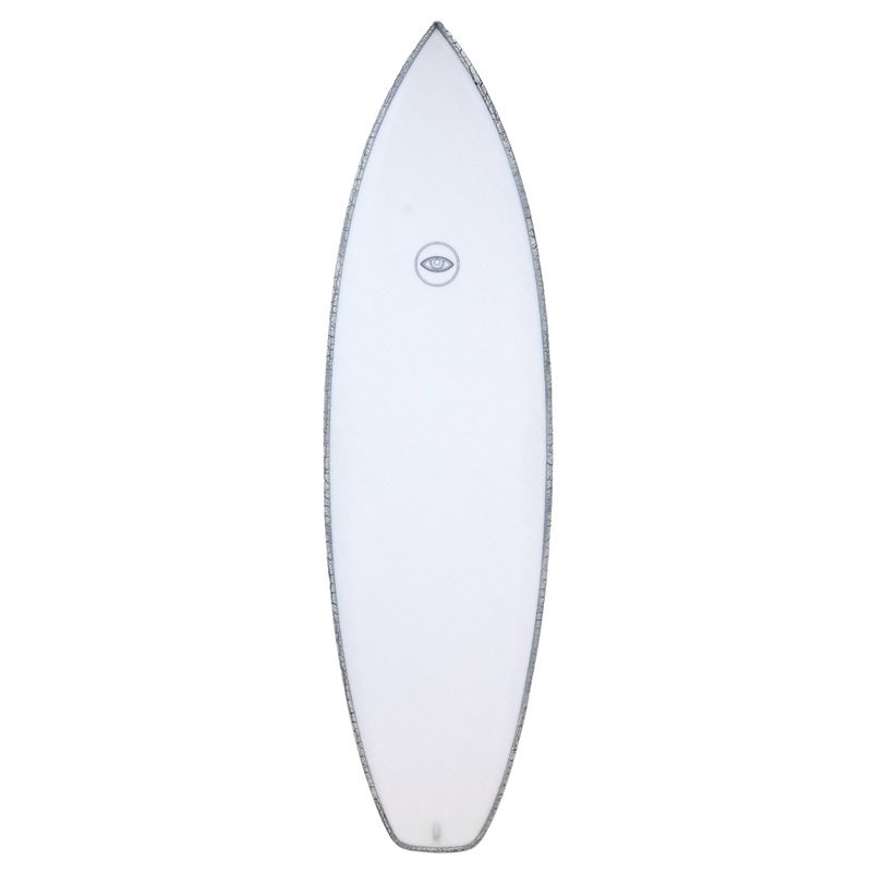 Eye Symmetry | Rapture 5'8" Yellow Crackle Rail - GhostFlex
