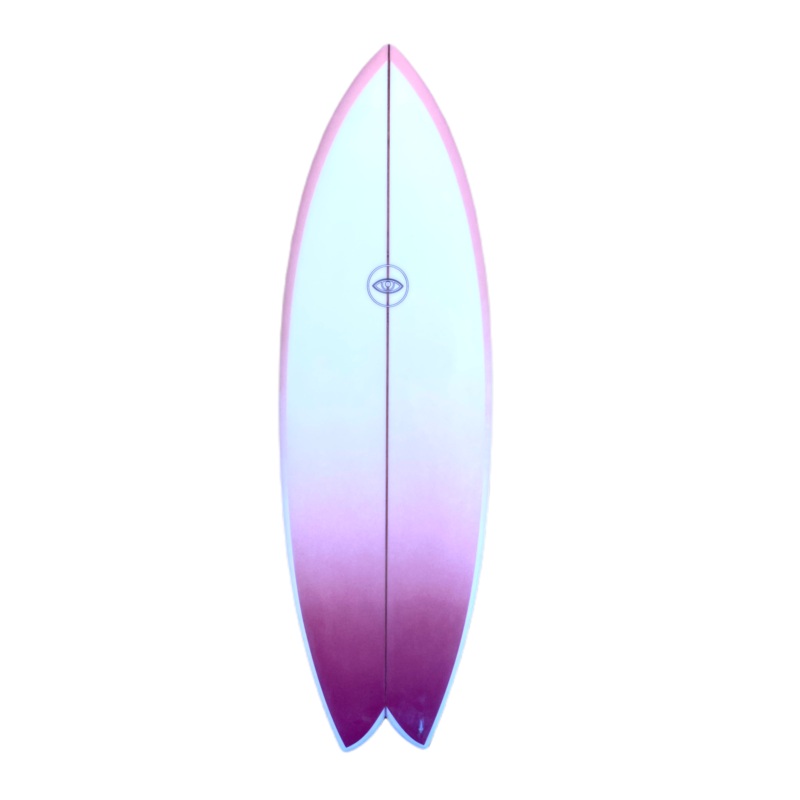 Eye Symmetry | Wombi Fish 5'5" Clear Rose