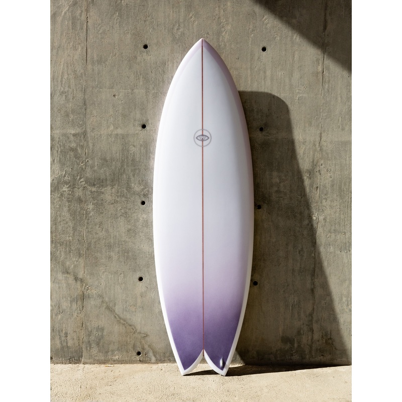 Eye Symmetry | Wombi Fish 5'8" Clear Purple