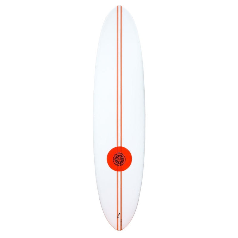 Koz McRae | Mistress High Density Stringer 7'10" Clear Orange Racing