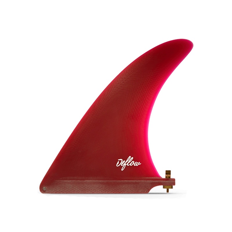 Deflow | 7.5" Pocket Knife Single Fin Red