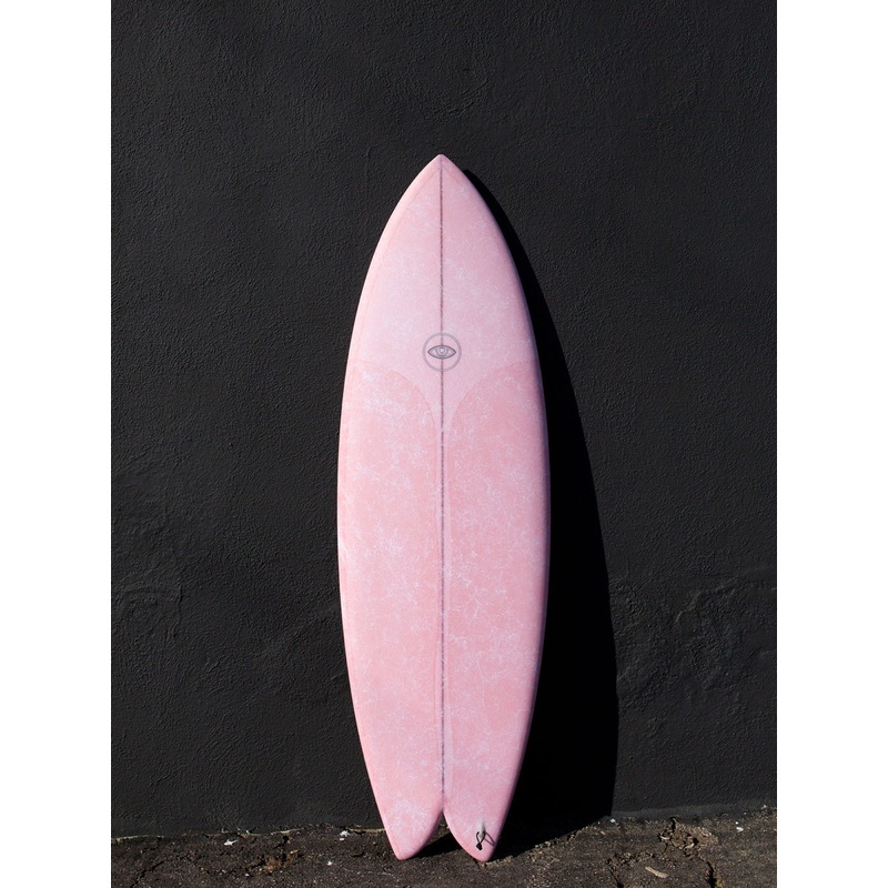Eye Symmetry | Wombi Fish 5'5" Pink Futures Surfboard