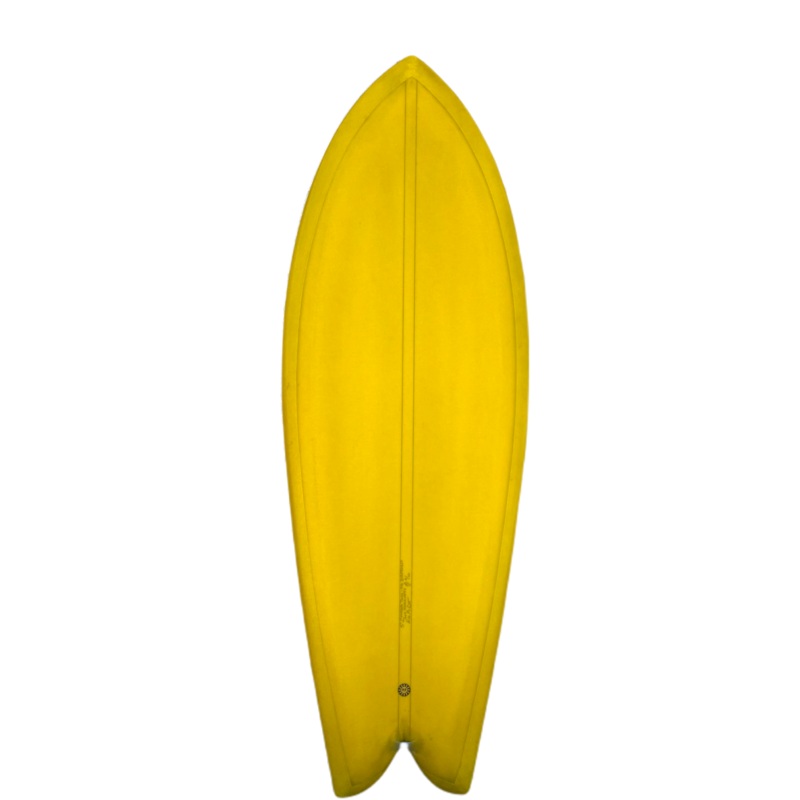 Koz McRae | Zandona Twin 5'4" Gold & White Surfboard