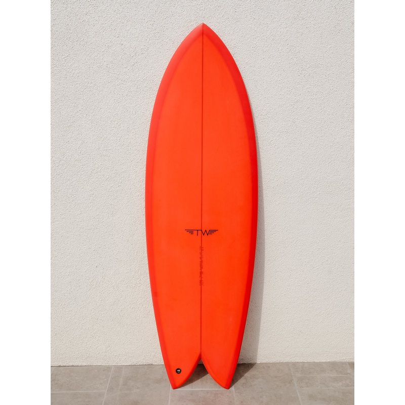 Tyler Warren | Performance Dream Fish 58 Sunrise Orange Surfboard