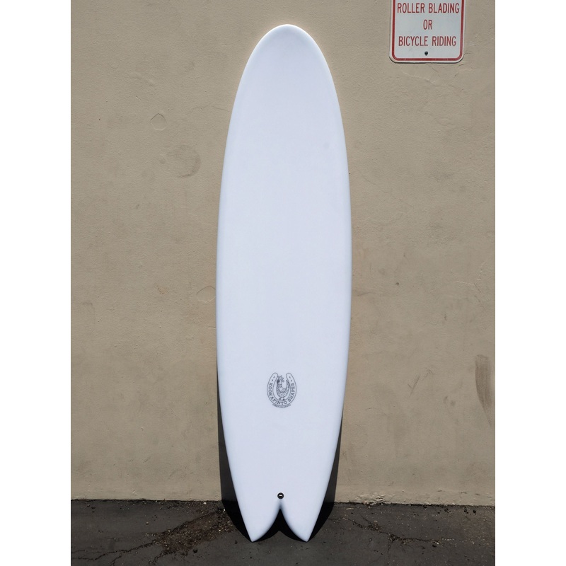 6'10" Thick Twin Fish / Epoxy Stringerless Surfboard