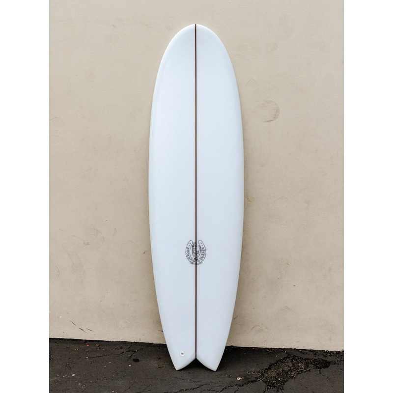 6'8" Thin Twin Fish Surfboard