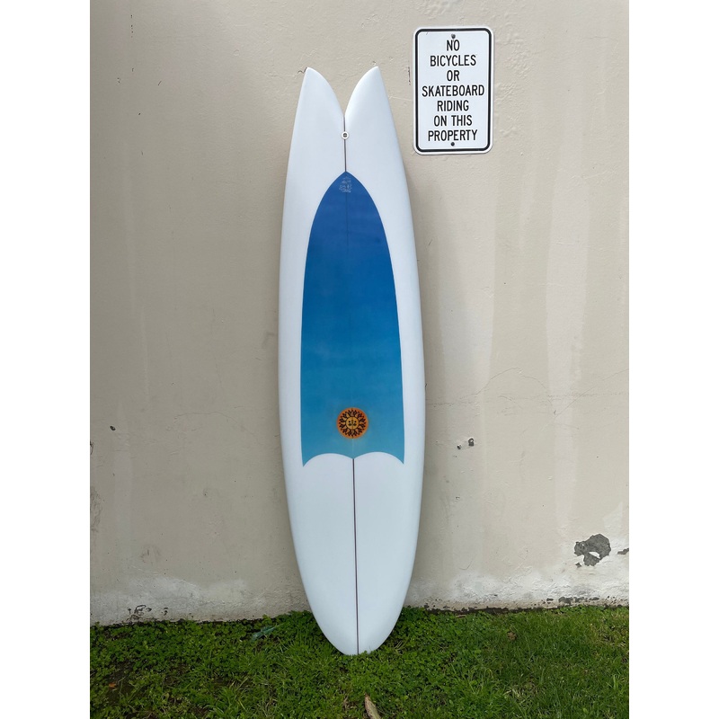 7'2" Speed Frog - Evening Moon Deck Surfboard