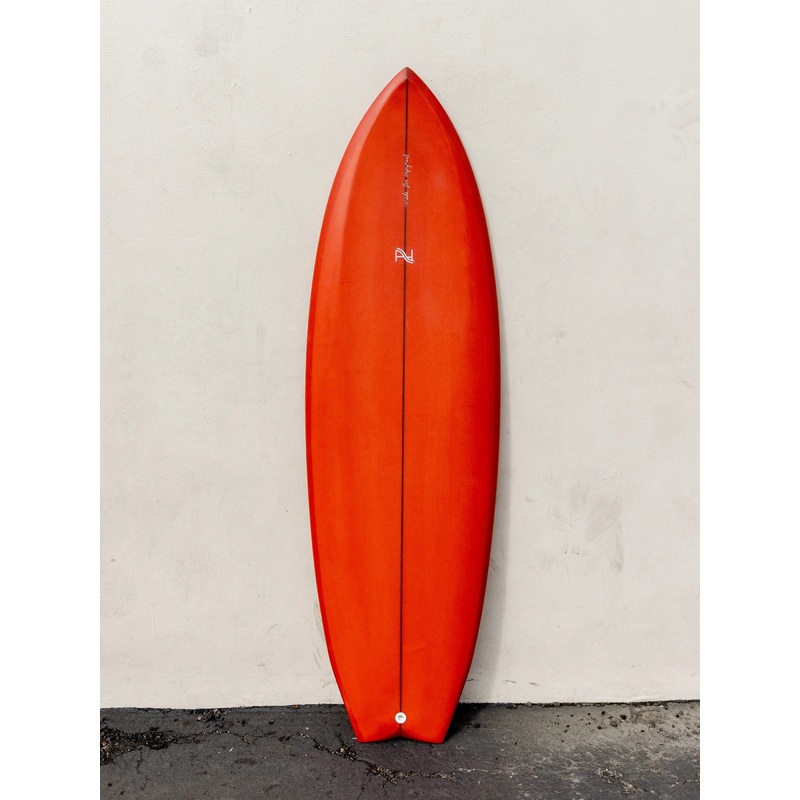 A&H Vessels | 5'6" Gaffer Symmetrical Red Surfboard