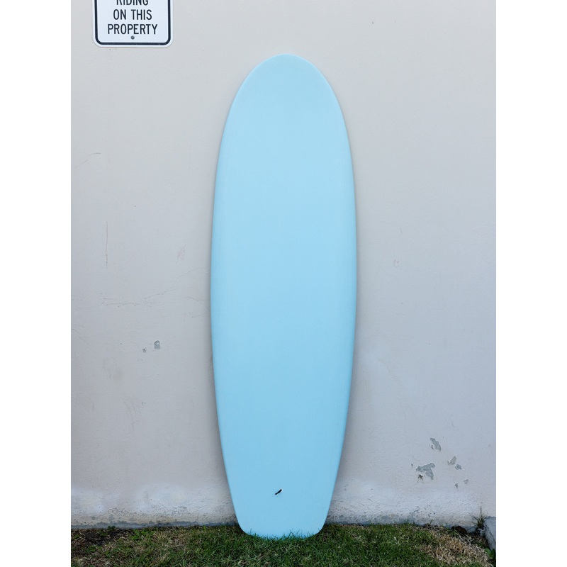 Koz McRae SurfingBoards | 6'2" Stubby Diamond Tail Blue Surfboard