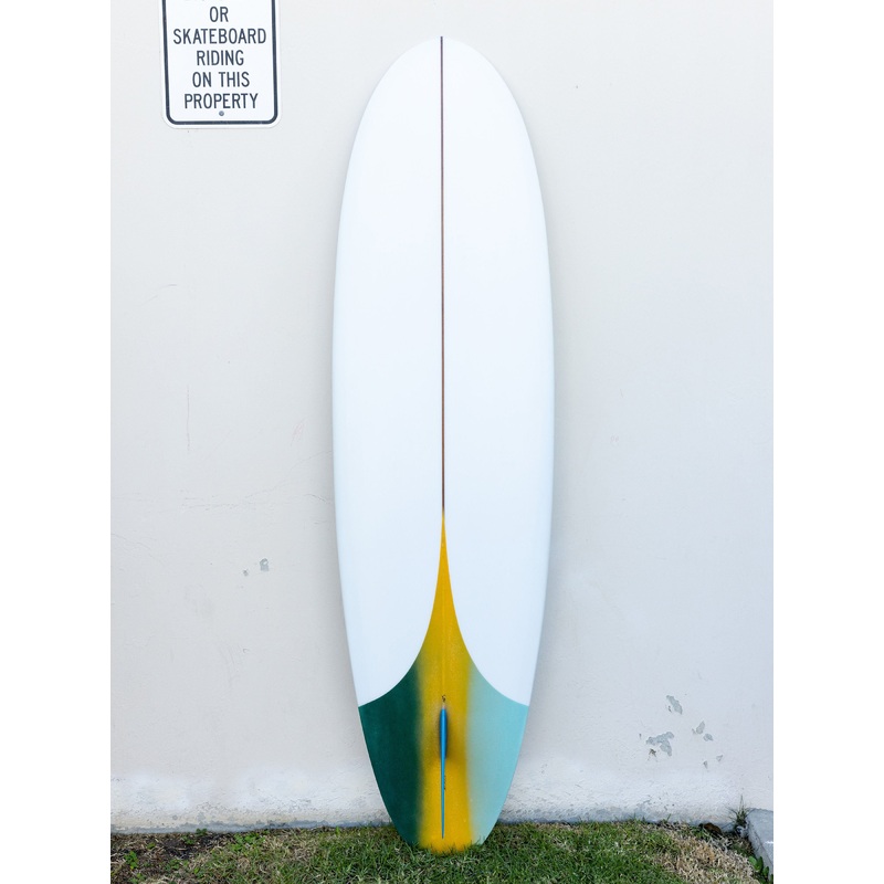 Koz McRae SurfingBoards | 7'0" Laguna Hull Artwork Tail Surfboard