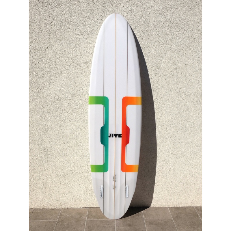 Lifter 6'10" midlength twin fin surfboard