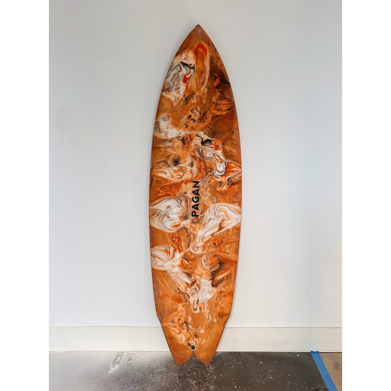 Pagan USA | 5'10" Modern Twin Custom Resin Swirl Surfboard