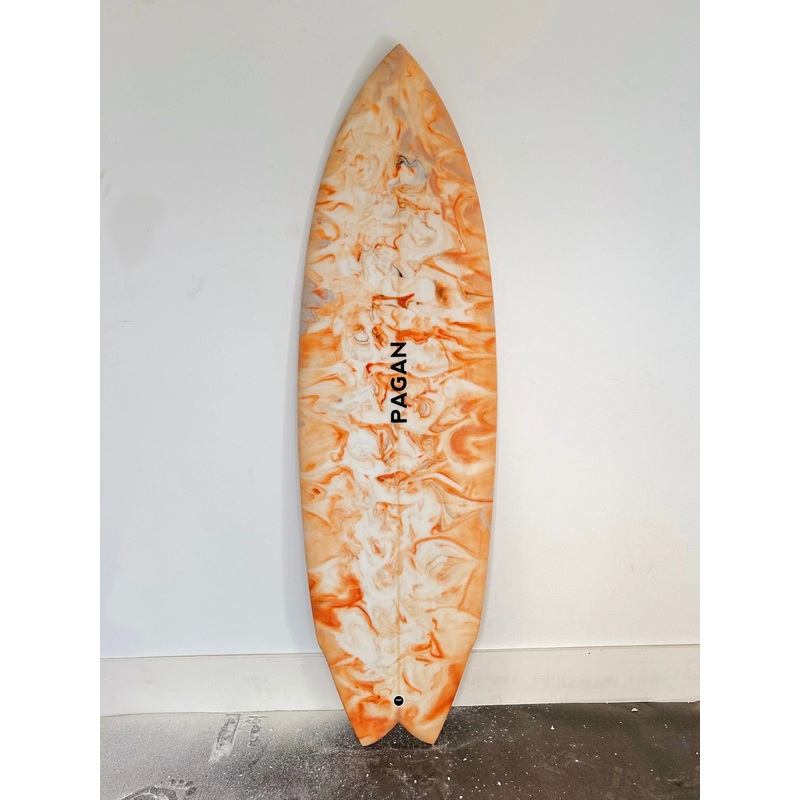 Pagan USA | 5'4" Modern Twin Custom Resin Swirl Surfboard