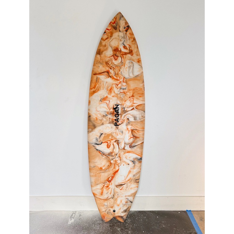 Pagan USA | 6'0" Modern Twin Custom Resin Swirl Surfboard