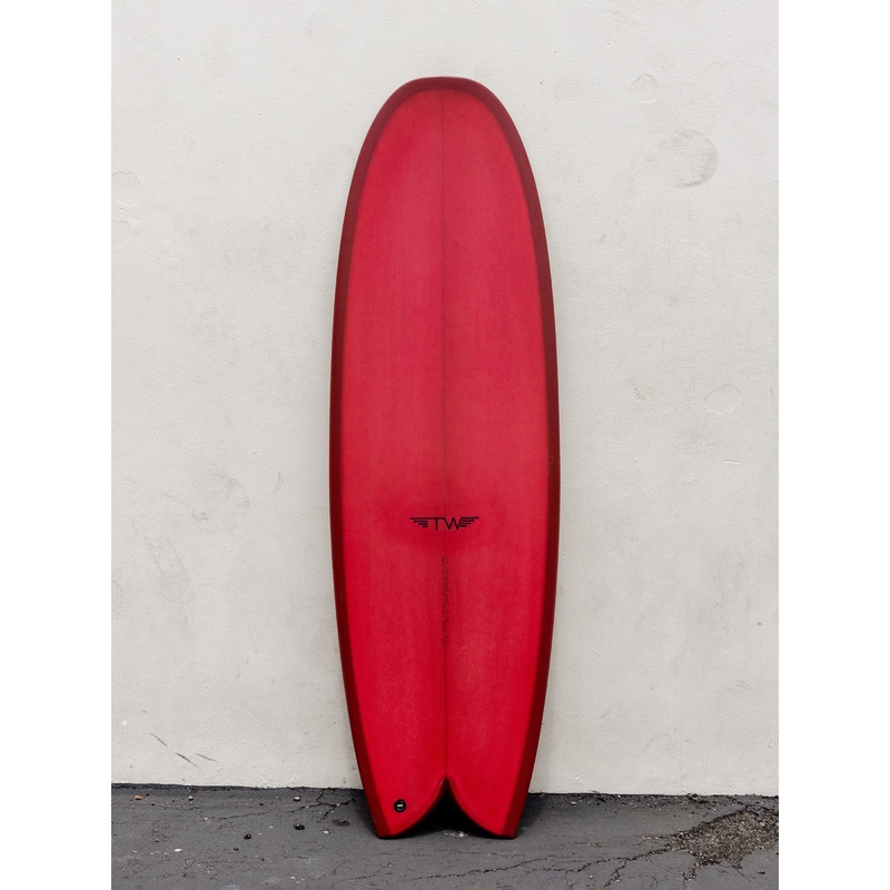 Tyler Warren 57 Swallowed Soap Merlot Surfboard