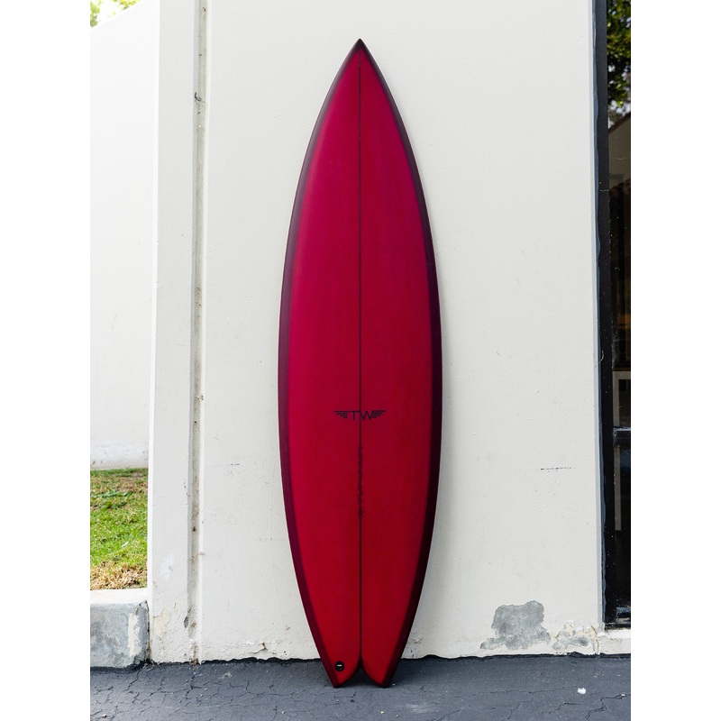 Tyler Warren | Thruster Fish 62 Ruby Red Surfboard