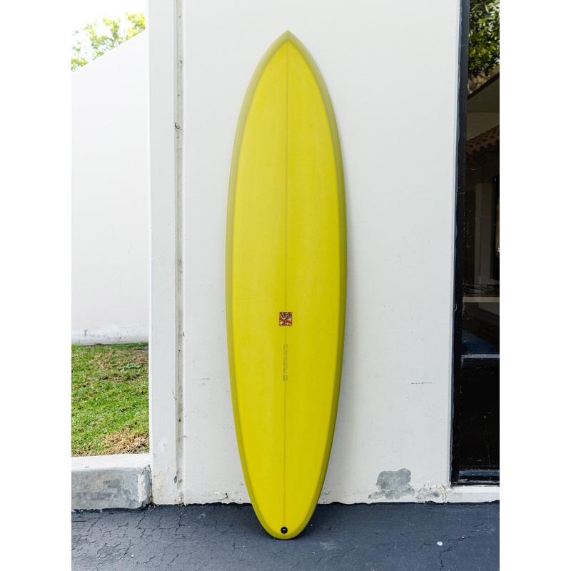 Tyler Warren | Twin Pin 70 Pea Green Surfboard