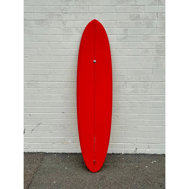 Woodin Surfboards | 74 Gypsy Eye Cherry Red Surfboard